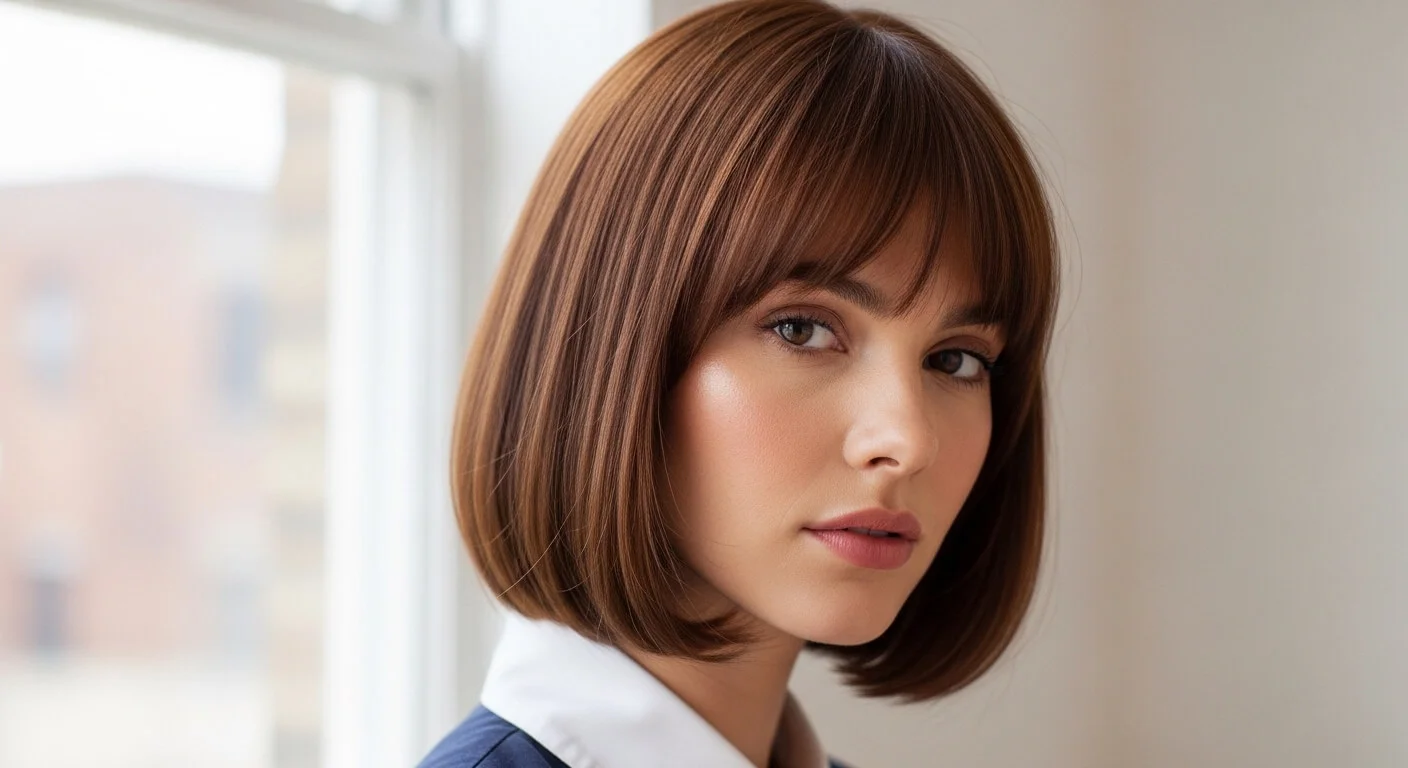 26 Stylish Bob Hairstyles with Bangs That Frame the Face