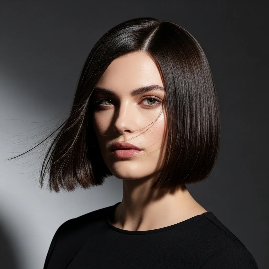 1. Classic Chin-Length Bob