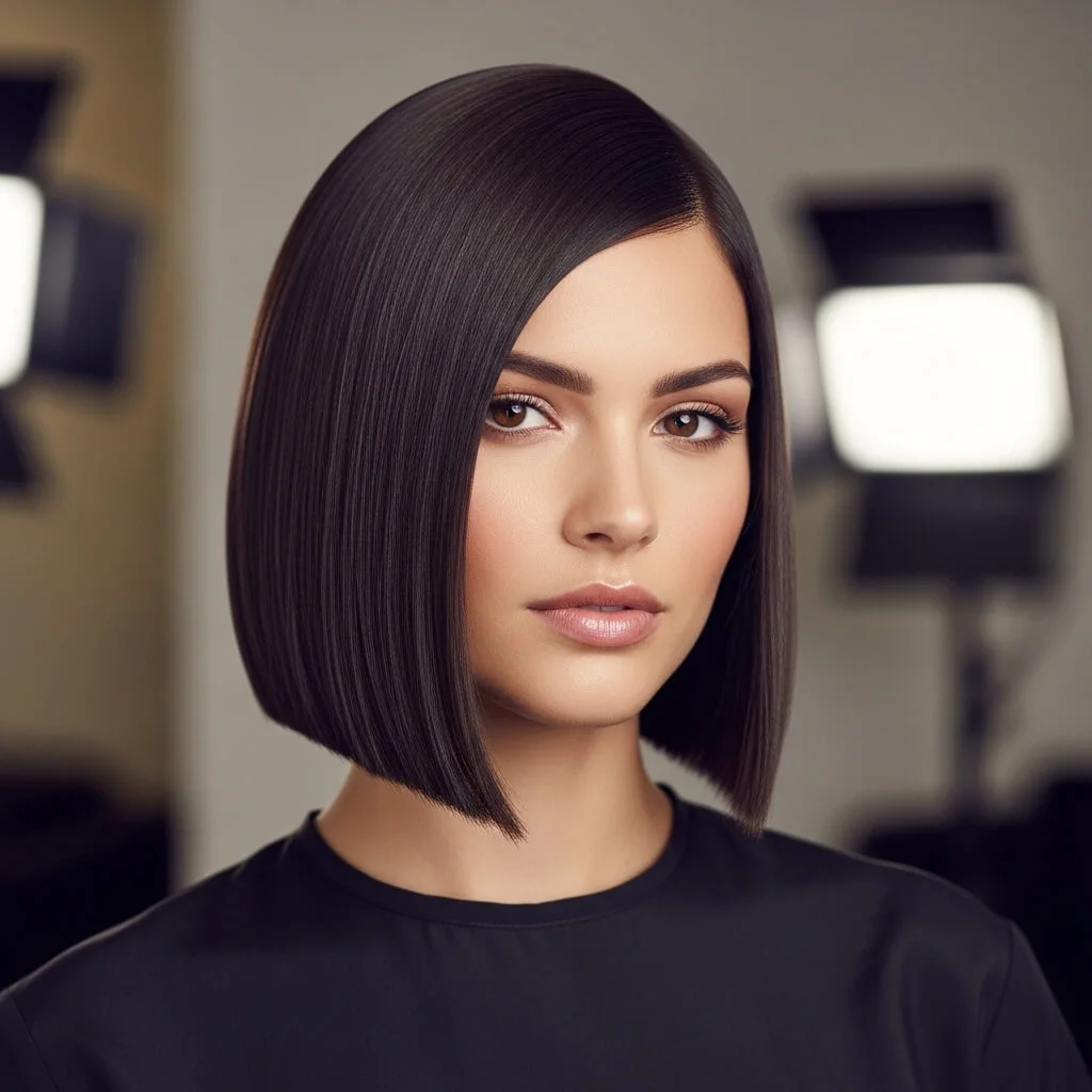 1. Sleek Classic Italian Bob