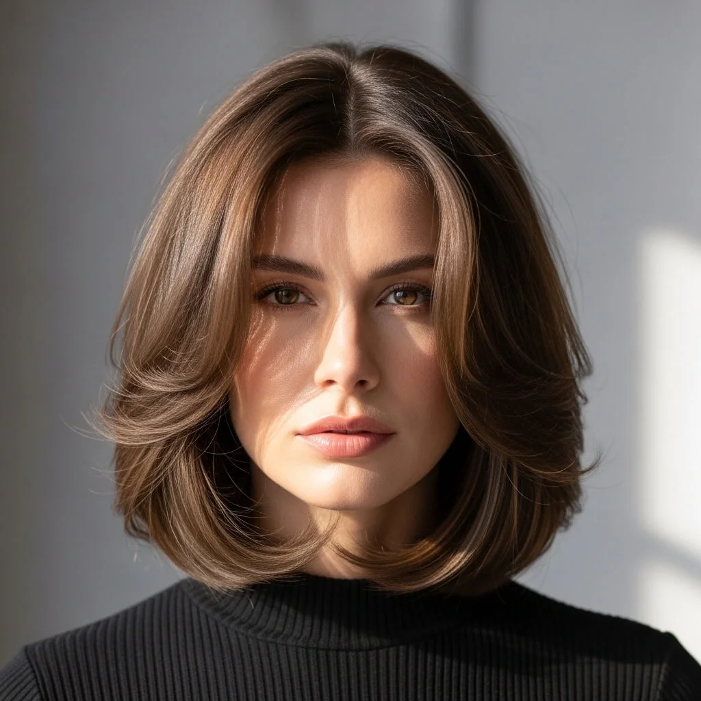 Sleek Bob with Micro Layers