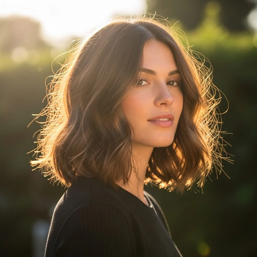 2. Tousled French Bob with Layers