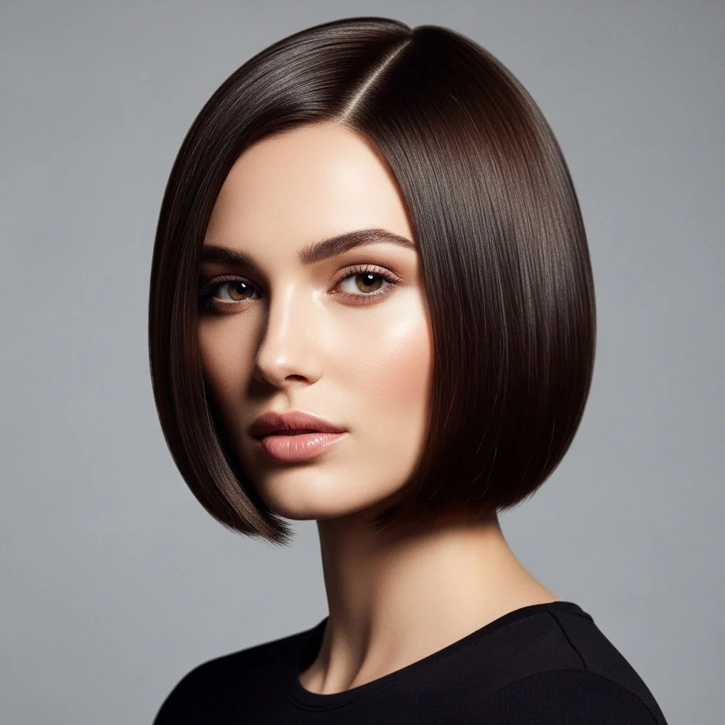 21. Classic Blunt Chin-Length Bob