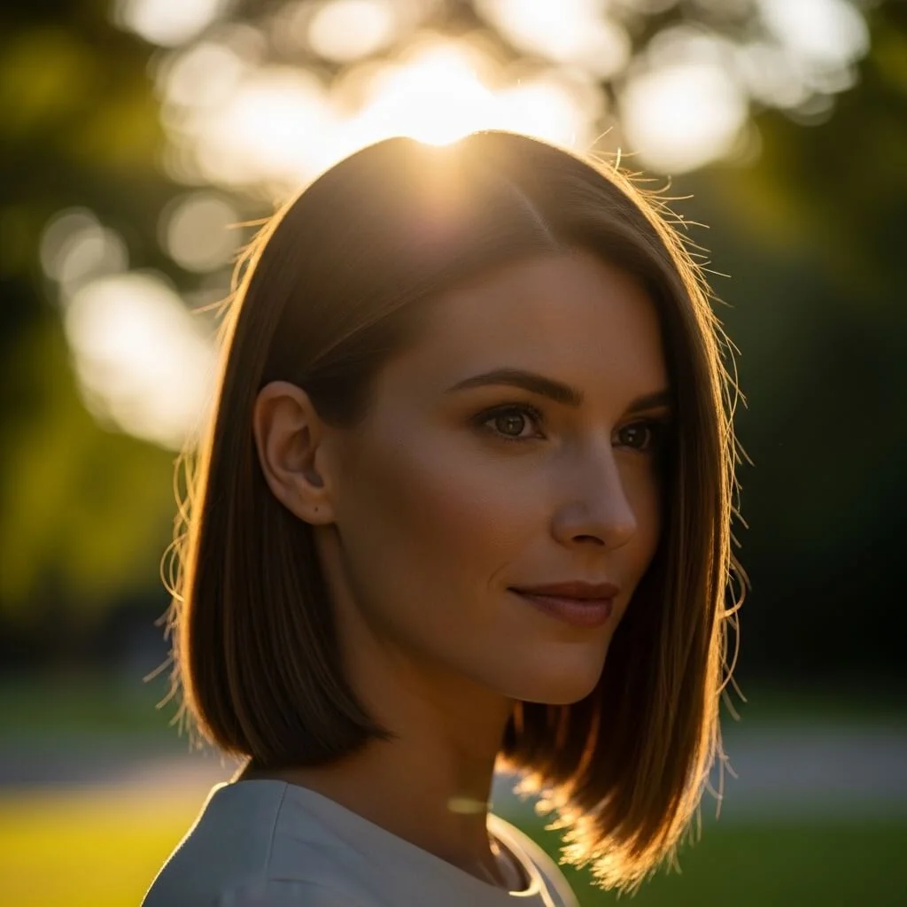 22. Angled Shoulder-Length Bob