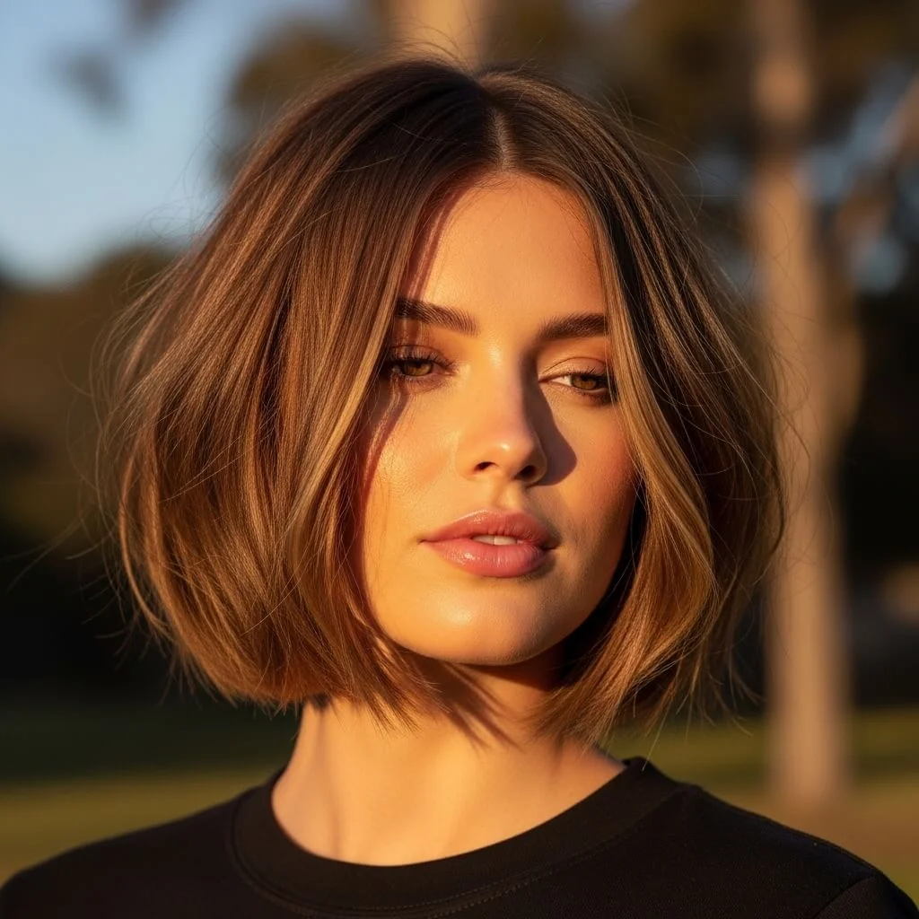 27. Textured Angled Bob