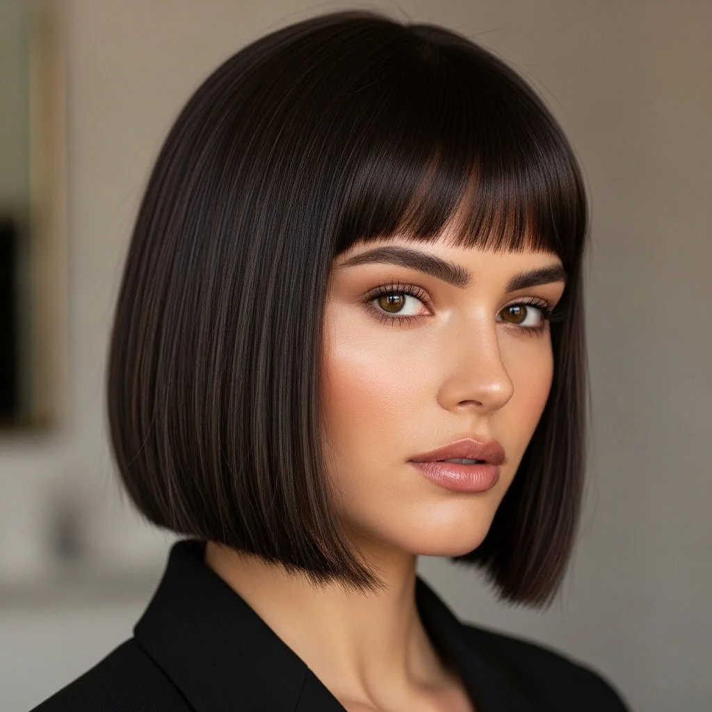 3. Sleek French Bob