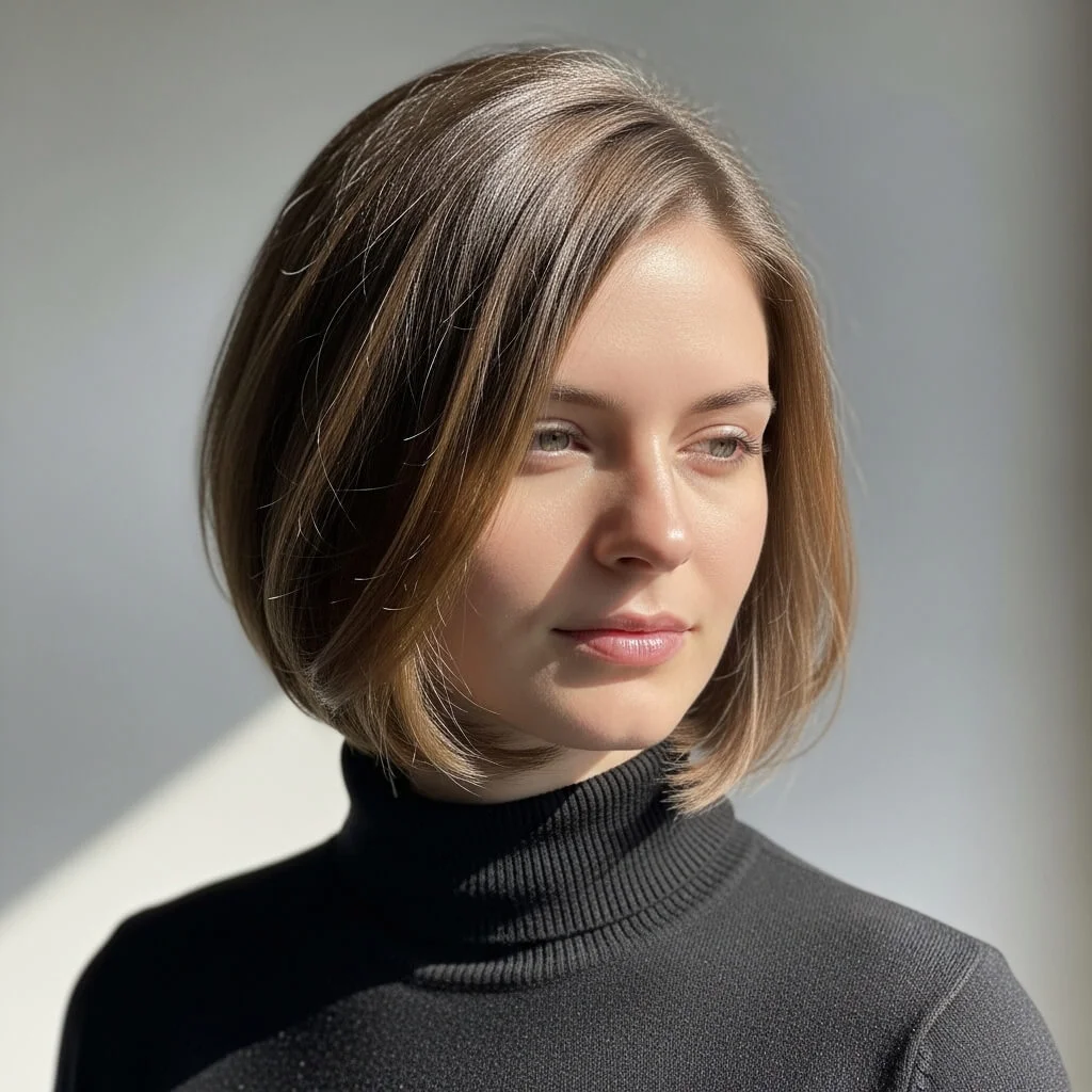 Bob with Slight Wave at Ends