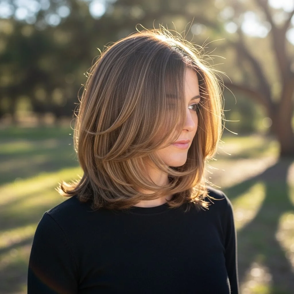 7. Layered Italian Bob