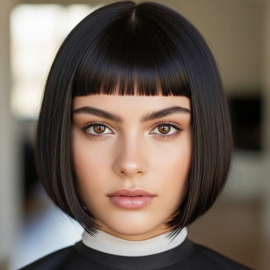 1. Classic Blunt Micro Bob