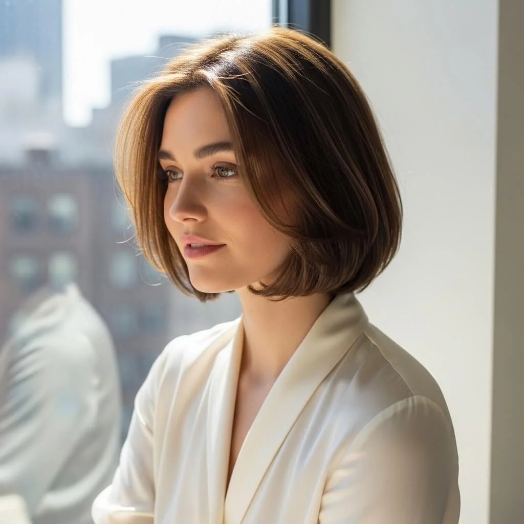 1. Classic Chin-Length Bob