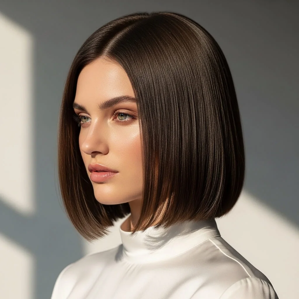 1. Classic Chin-Length Bob