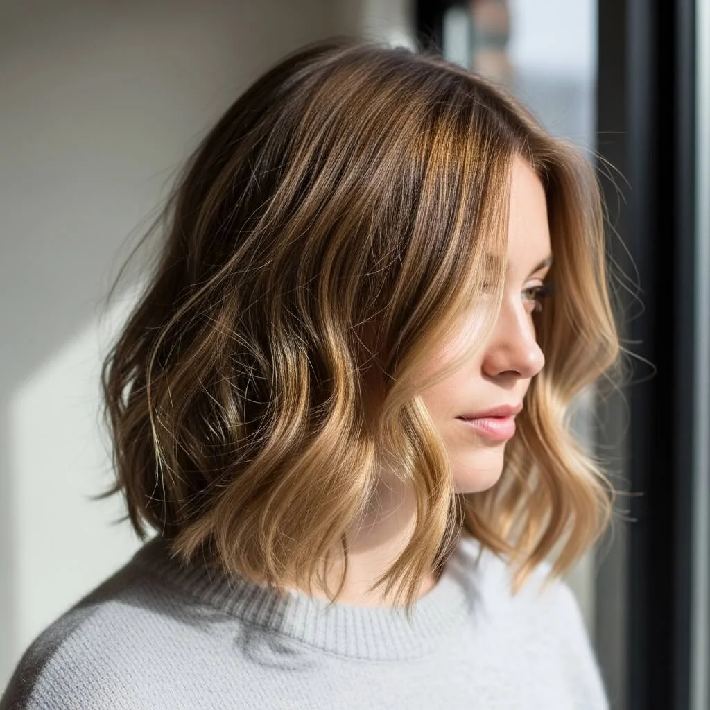 10. Soft Wavy Bob