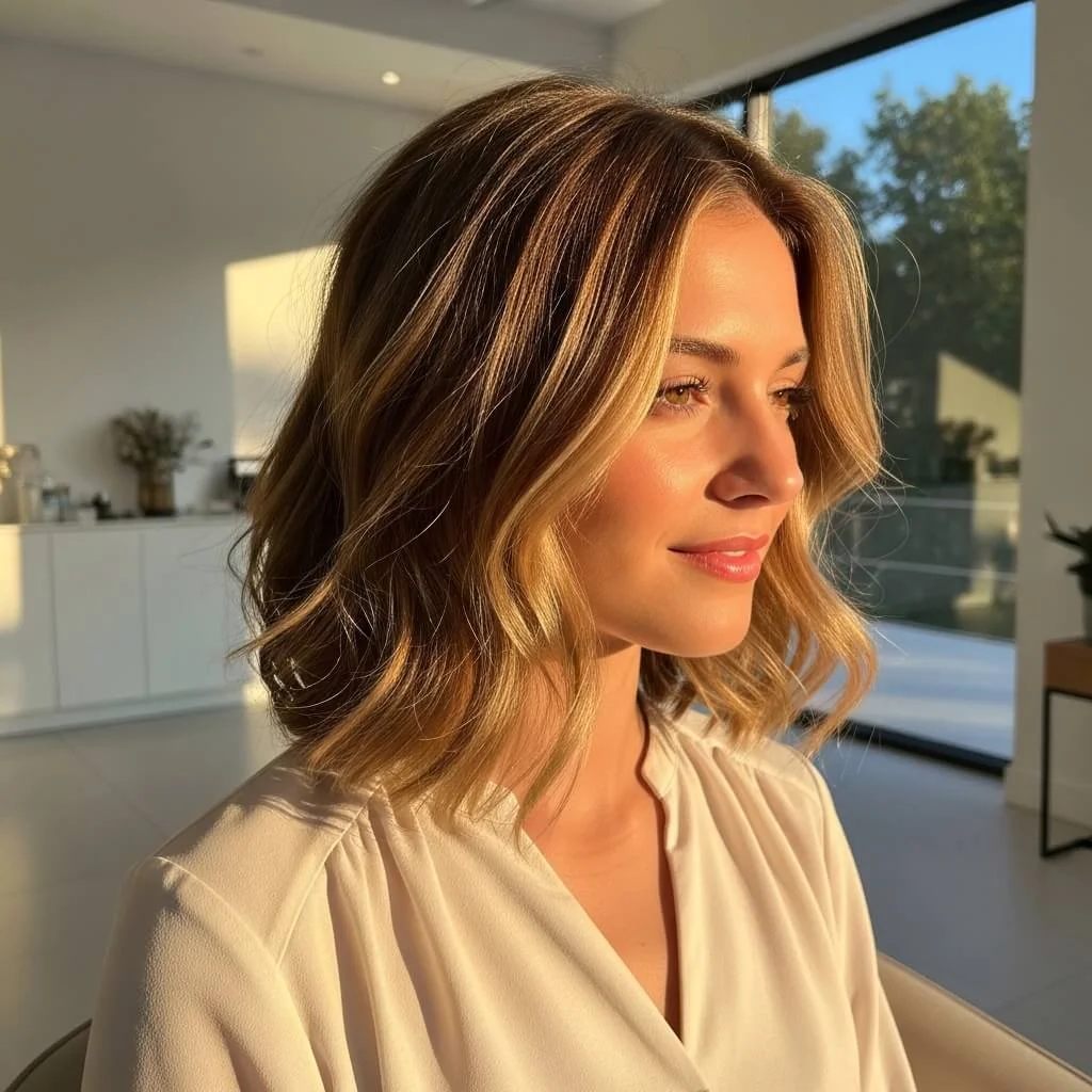 10. Tousled Polished Bob