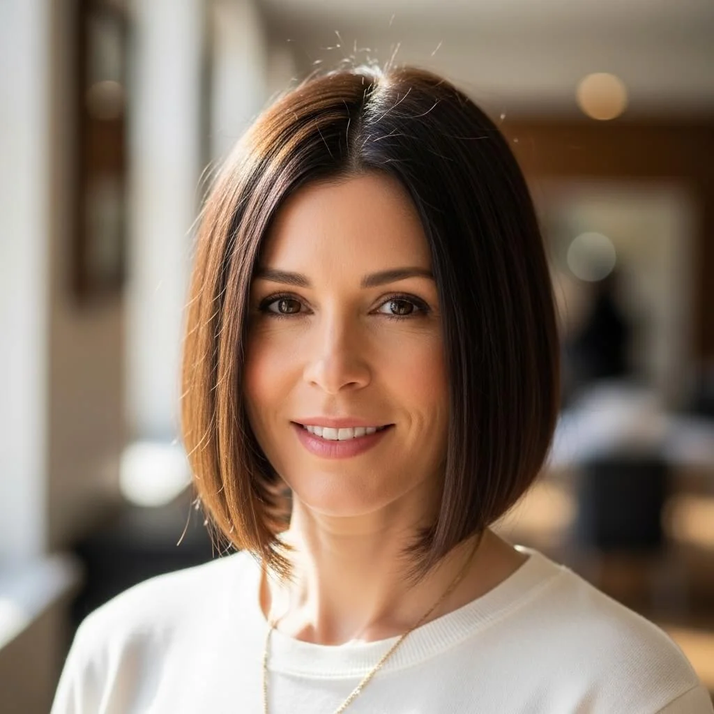 13. Low-Maintenance Straight Bob