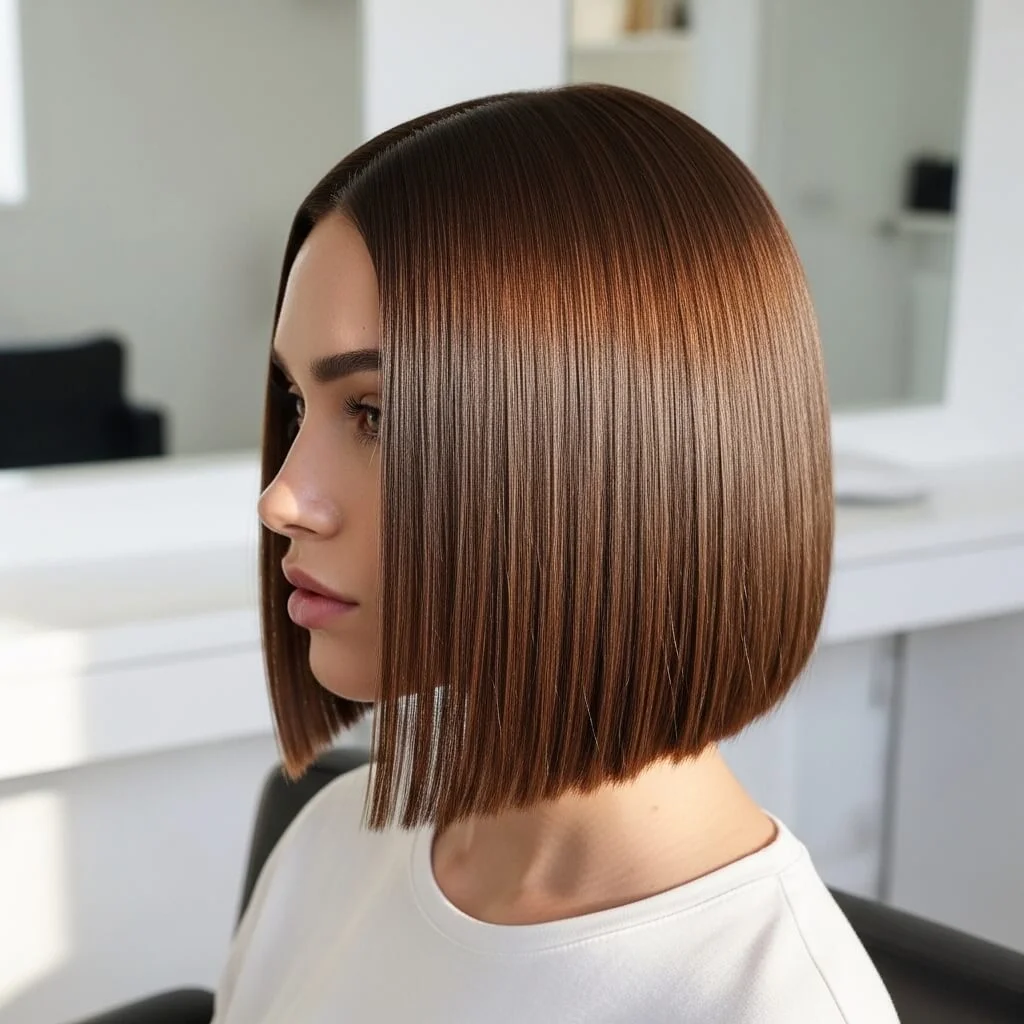 15. Blunt Chin-Length Bob