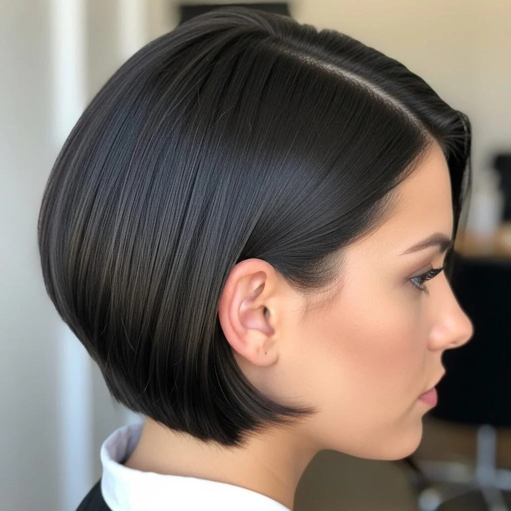 17. Ultra-Short Micro Bob with Rounded Shape