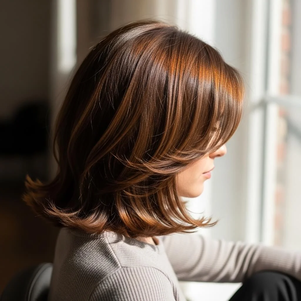 19. Curved-Inward Layered Bob