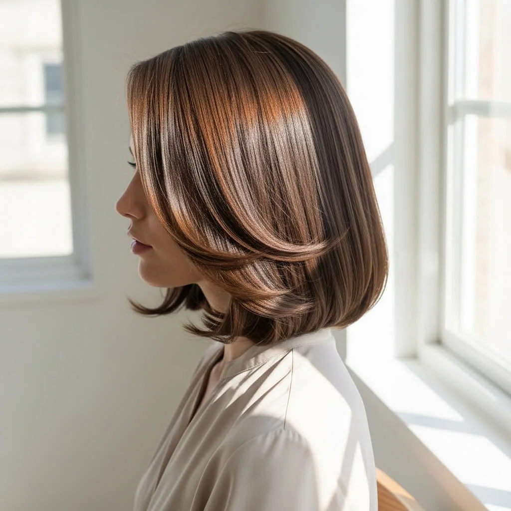 21. Polished Collarbone-Length Bob