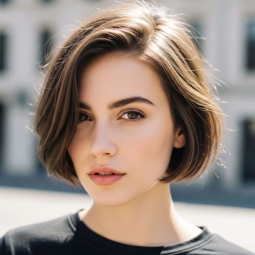 22. Ultra-Short Micro Bob with Slight Natural Texture