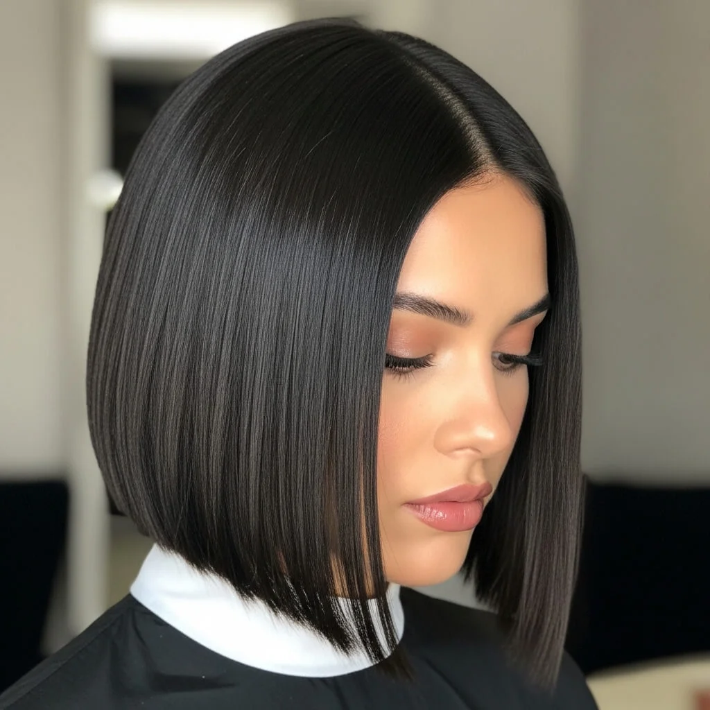 23. Classic Sleek Italian Bob