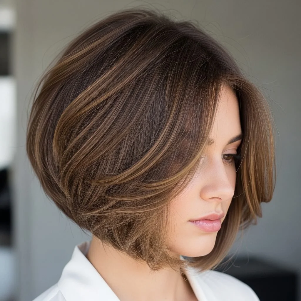 28. Blunt Choppy Bob