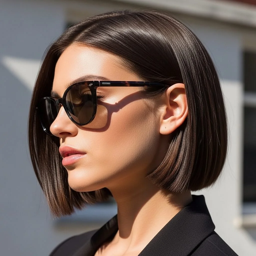 3. Jawline Micro Bob