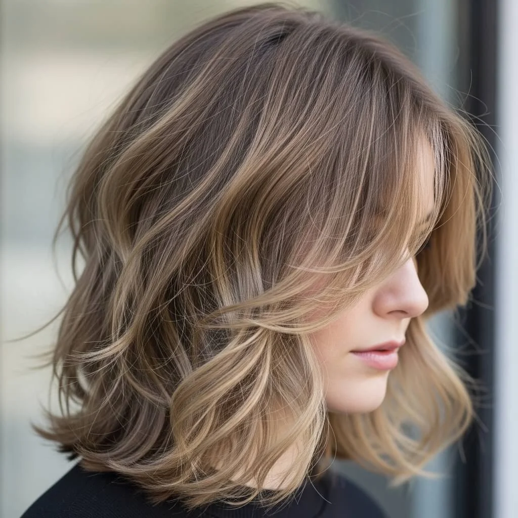 3. Shaggy Bob with Loose Waves