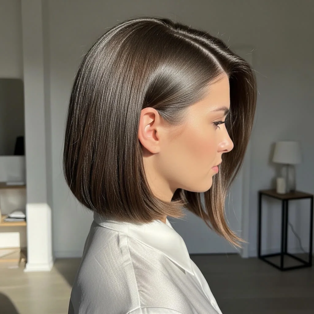 4. Side-Part Bob