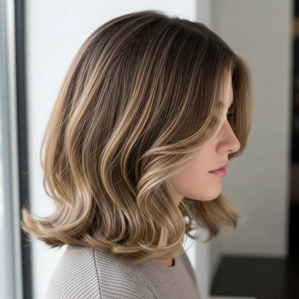 7. Soft Layered Bob