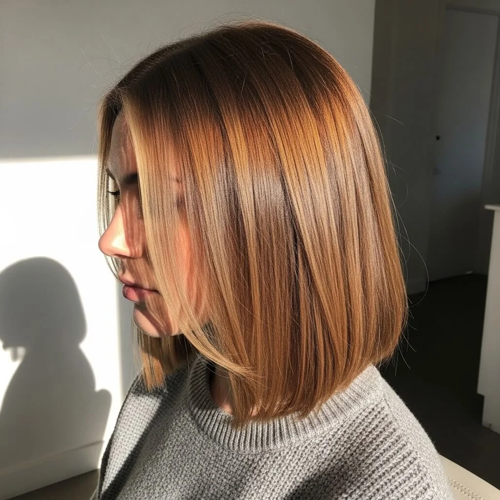 7. Subtle Highlights Bob