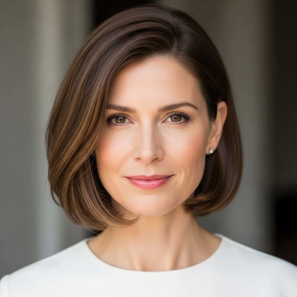 8. Tucked-Behind-the-Ear Bob