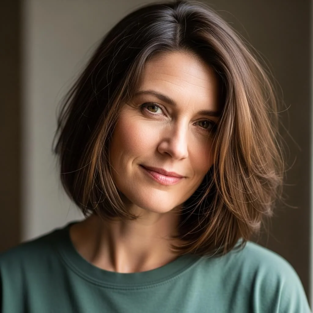 9. Collarbone Bob with Soft Ends