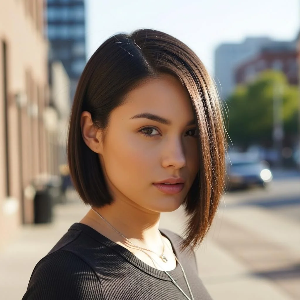 1. Angled Classic Bob