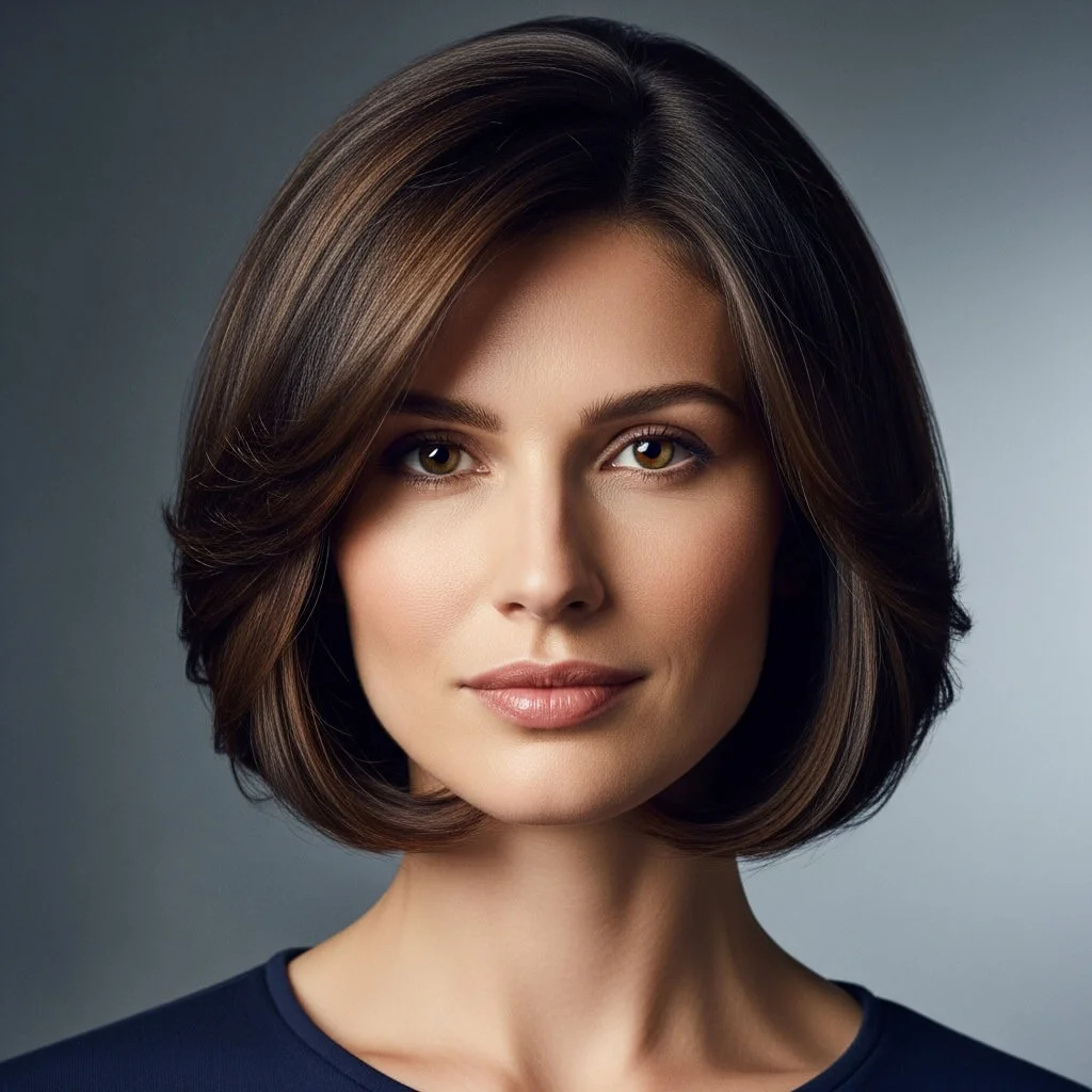 Bob with Cheek-Length Layers