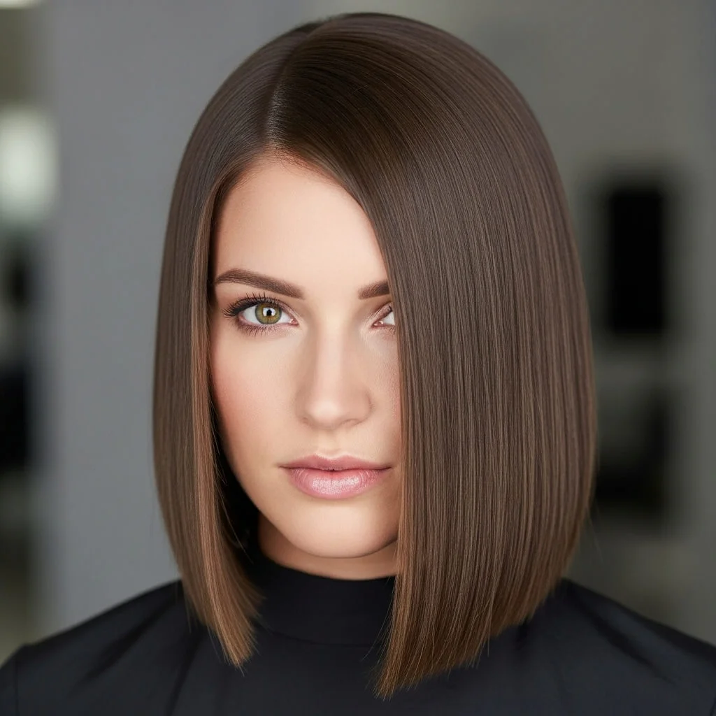 Straight Shoulder-Length Bob
