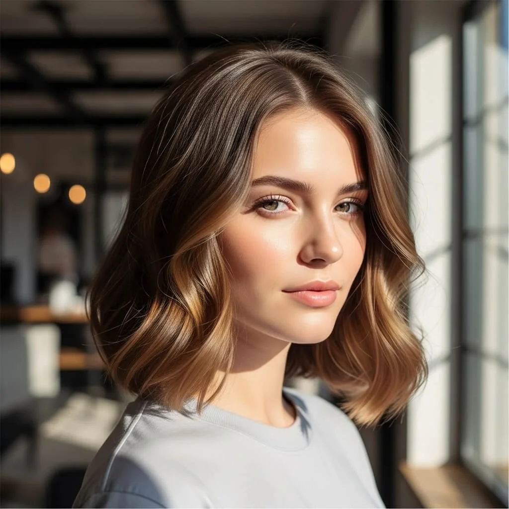 Bob with Soft Waves at the Sides