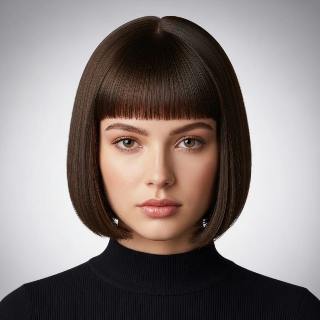 Short Bob with Micro Bangs