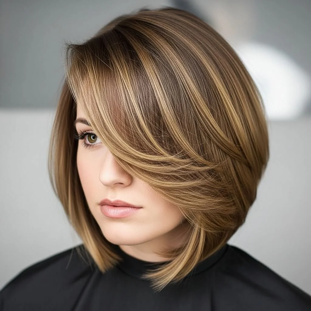 Angled Layered Bob