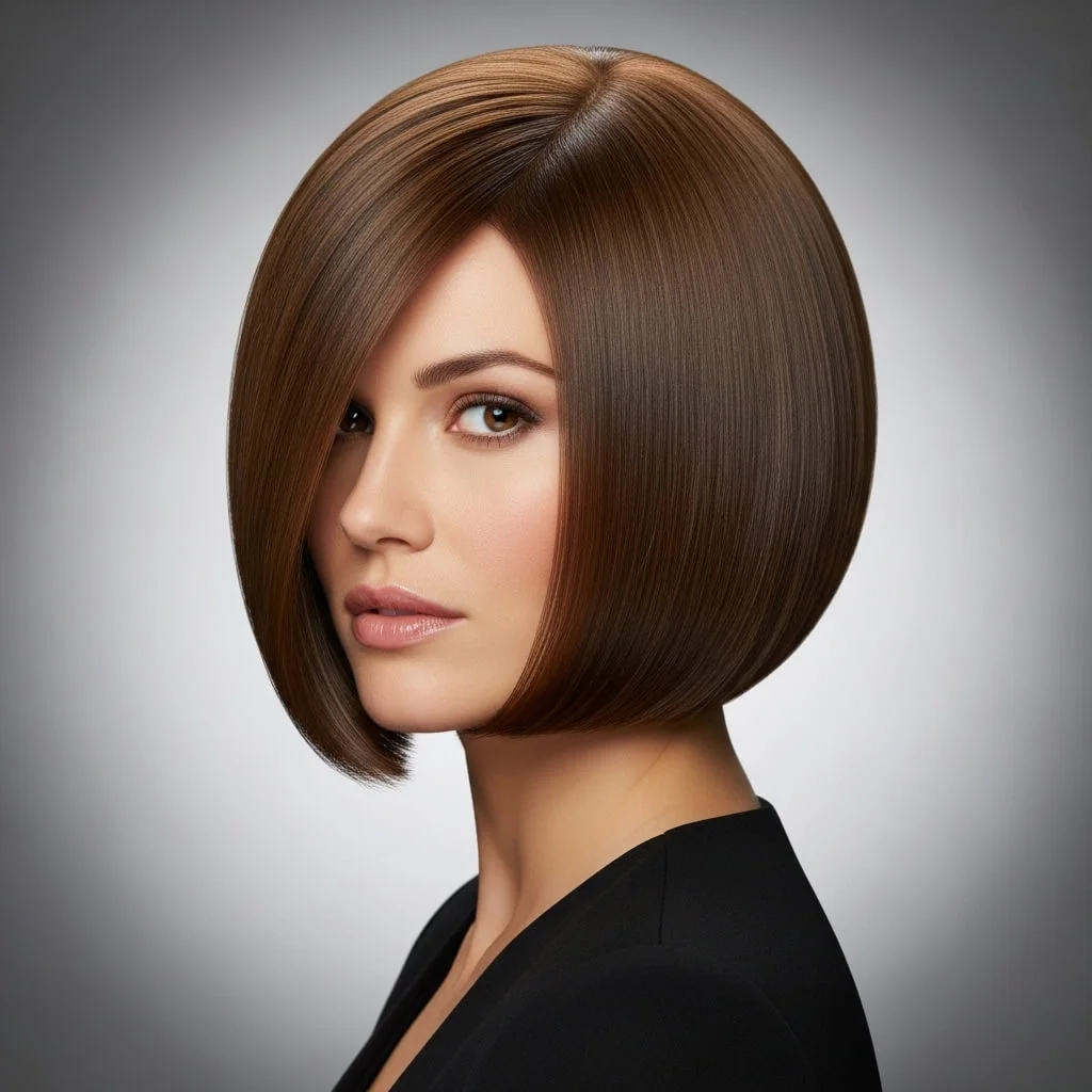 Blunt Shoulder-Length Bob