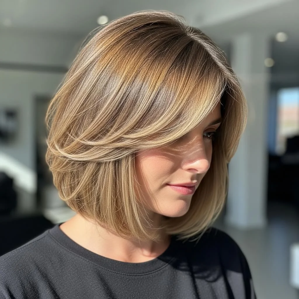 Bob with Wispy Side Fringe