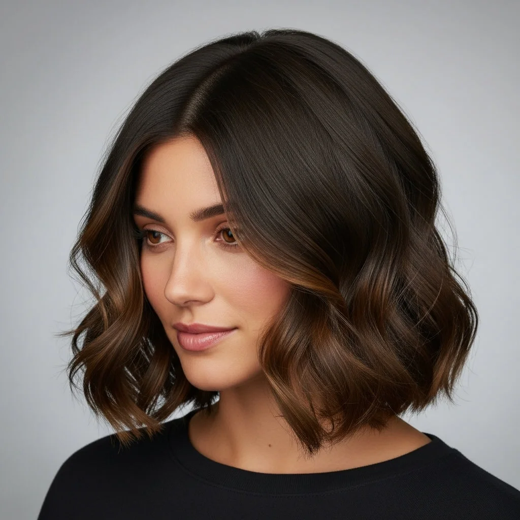 Layered Wavy Bob