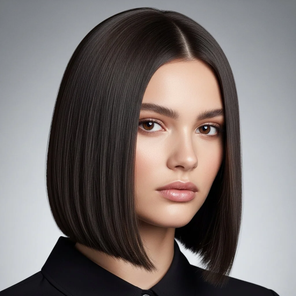 Sleek Shoulder-Length Bob