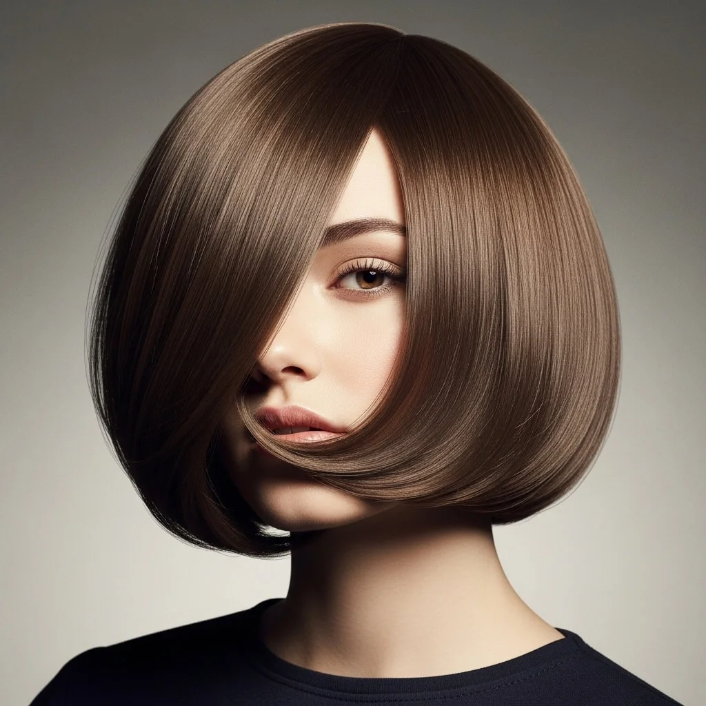 Blunt Bob with Slight Bend
