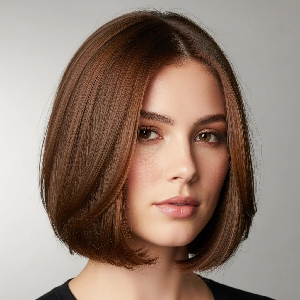 Blunt Layered Bob