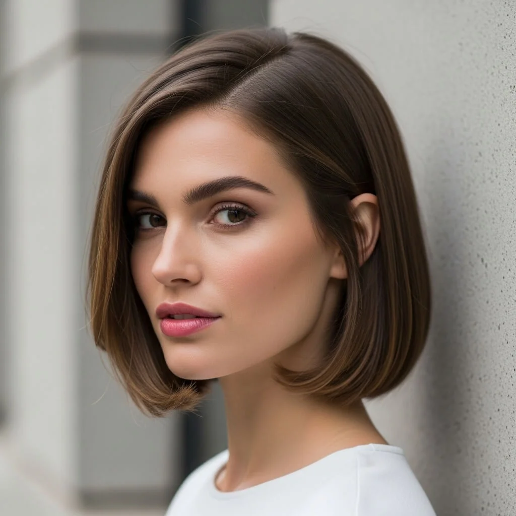 Bob with Subtle Inward Curl