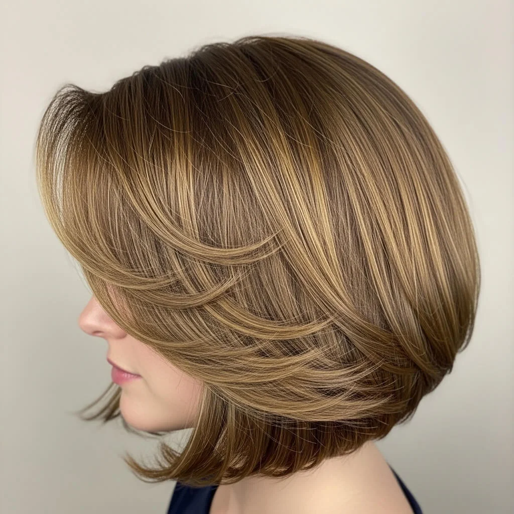 Bob with Soft Outward Flip