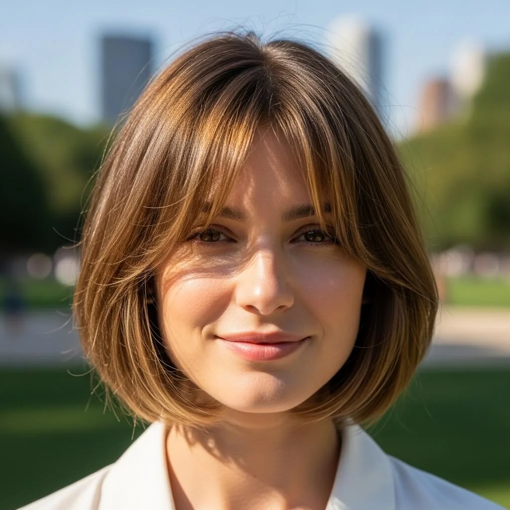 Bob with Light Bangs