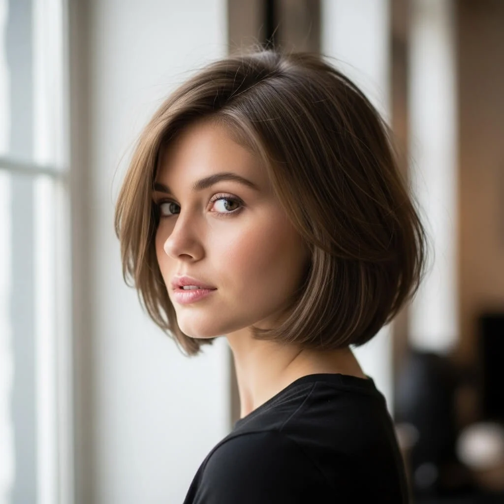 Bob with Side Volume Focus