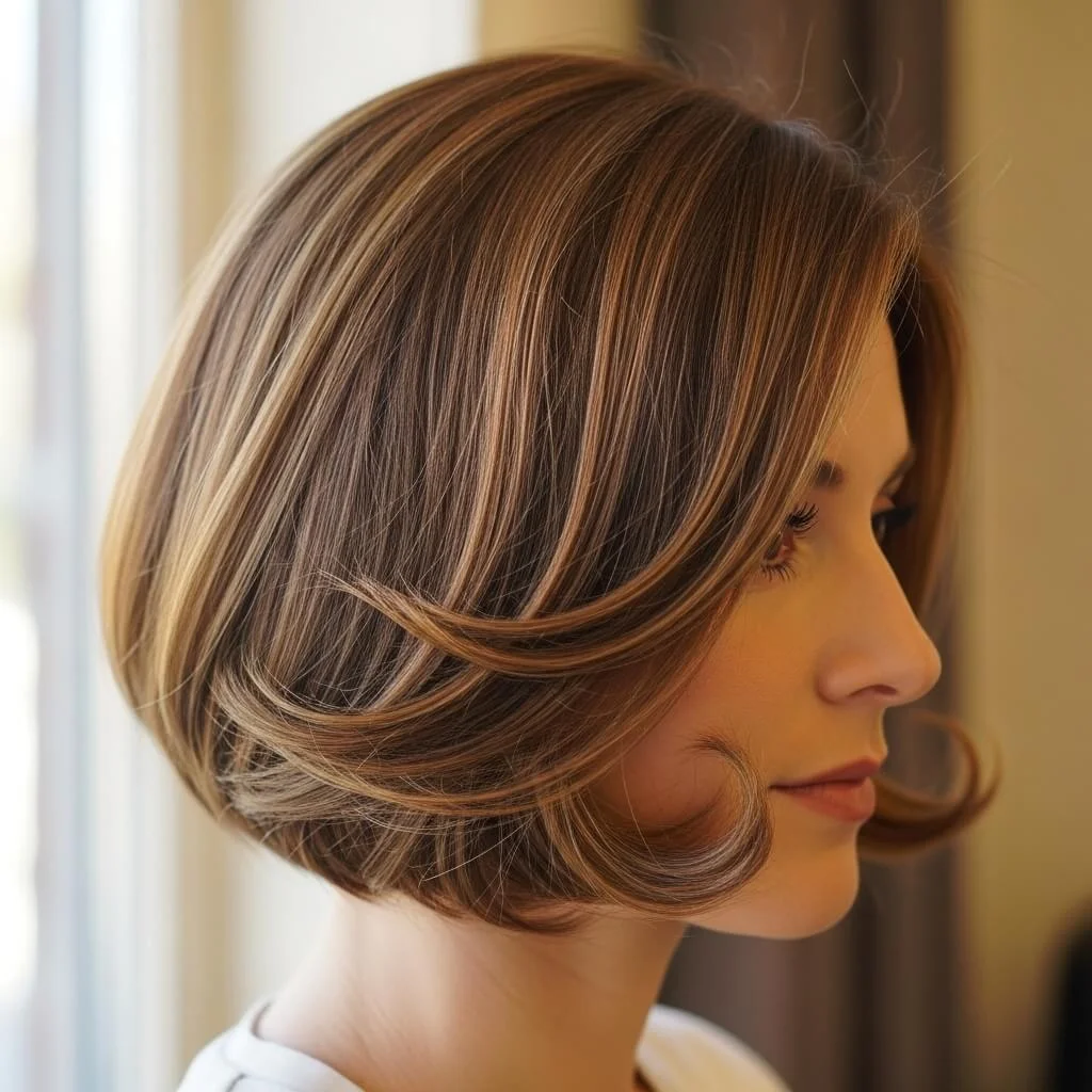 Short Bob with Flipped Ends