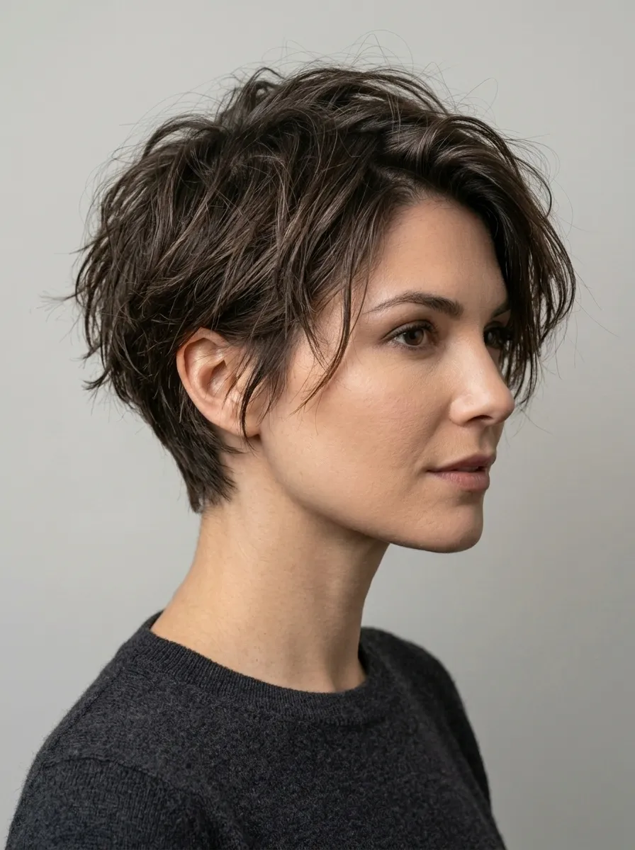 Tousled Casual Pixie
