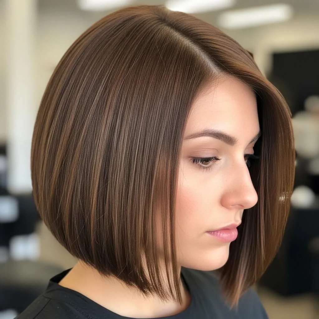 Blunt Shoulder-Length Bob